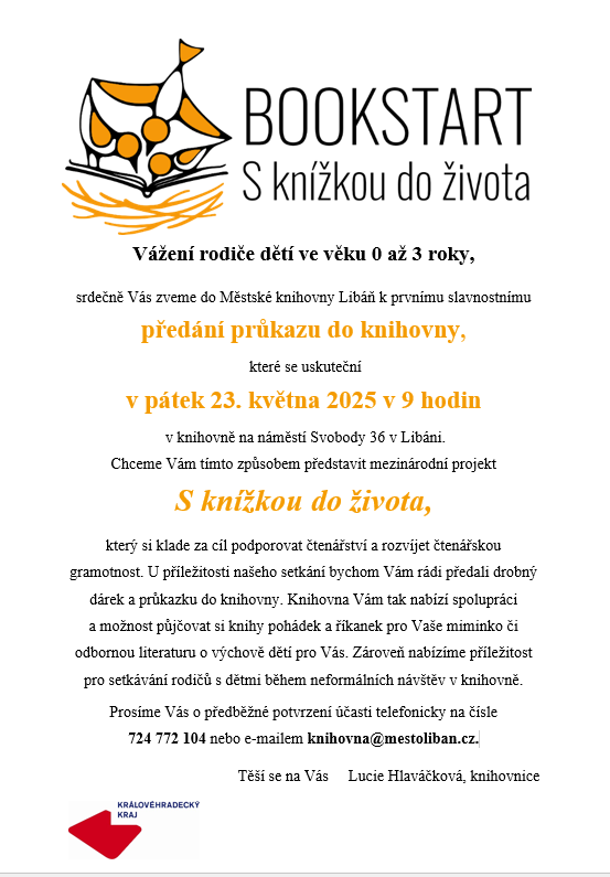 BOOKSTART - S KNÍŽKOU DO ŽIVOTA PRO RODIČE DĚTÍ 0-3ROKY